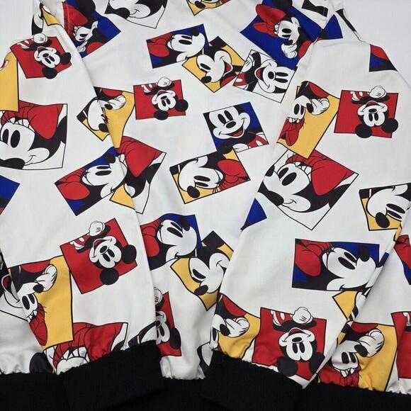 Disney Apparel Jacket Zip Up M Long Sleeve Mickey Minnie 62-2 - Picture 8 of 10